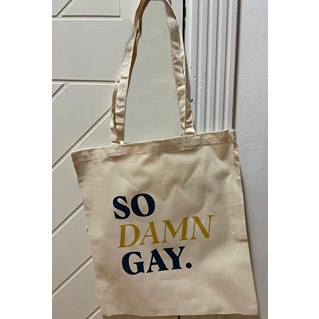 Cloth bag, So Damn Gay