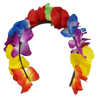 Headband rainbow flowers