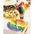8 paper plates rainbow