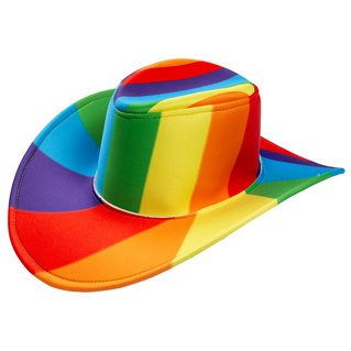 Cowboy hat - rainbow colours