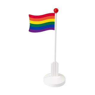 Träflagga regnbågen