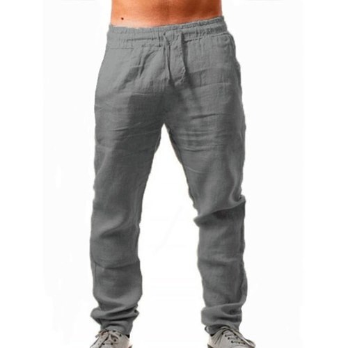 Linnen pants, grey