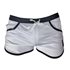 Shorts, inner jock strap, white/white