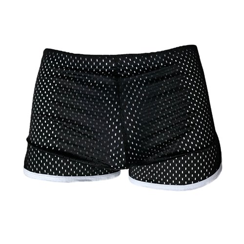 Jogger Mesh Shortsit, mustat