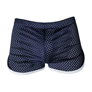 Jogger Mesh Shorts, Navy blue