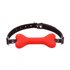 Puppy Play gag/chew bone, Red