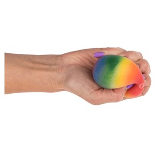 Anti-stress boll i regnbågsfärgerna