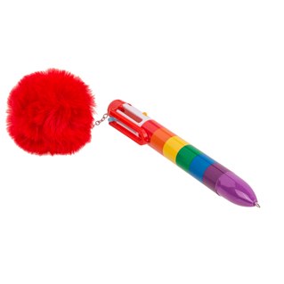 Ball Pen i regnbågens färger