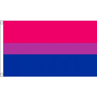 Bi Pride- lippu 90x150 - painettu