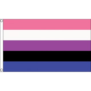 Genderfluid Lippu 90 x150