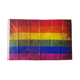 Rainbow Grunge Flag 90 x150