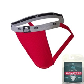 MM Swim Jockstrap Red/Grey