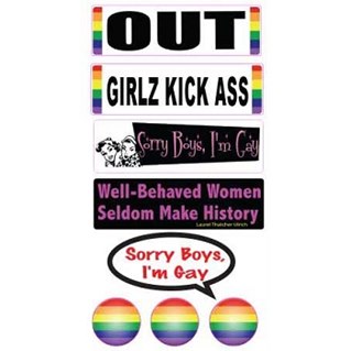 MiniStickers Lesbian Pride