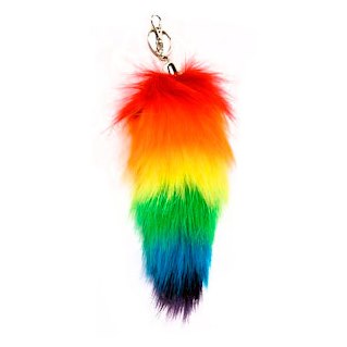 Gay Pride Fox Tail