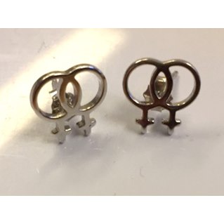 Earrings female symbols