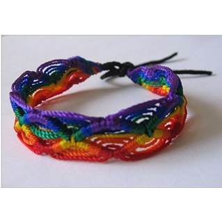 Handmade bracelet, Rhombus