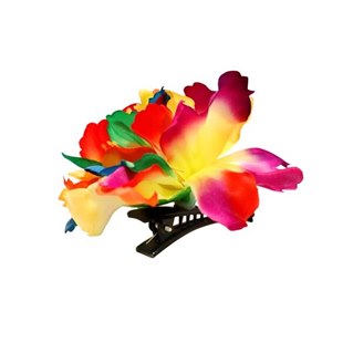 Blom-hårspänne regnbågsfärger