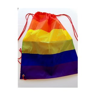 Rainbow Drawstring backpack
