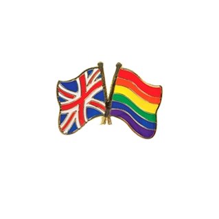 PIN - Great Britain/ Rainbow flag