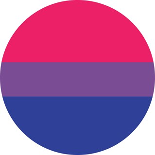 Rintamerkki Bi Pride Colours