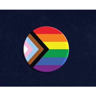 Badge "Progress Pride" Rainbow Flag