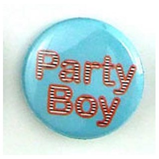 Badge Party Boy