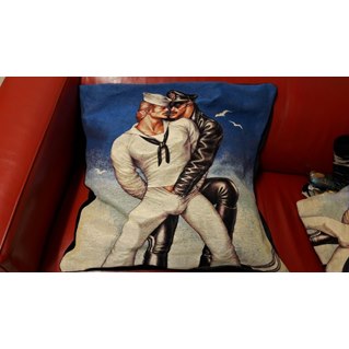 Cushion Cover Tom of Finland, Sailor and Biker