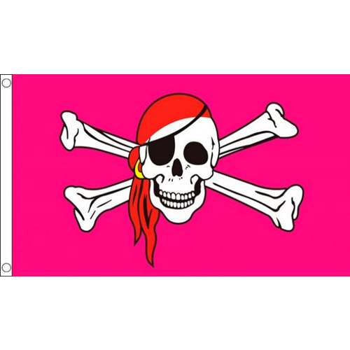 Rosa Piratflagga