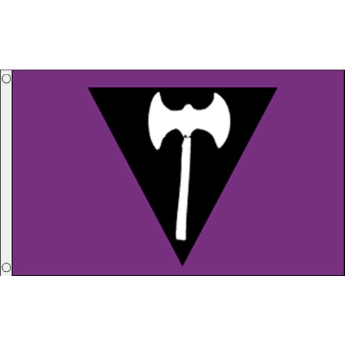 Lesbian Labrys Pride Flag