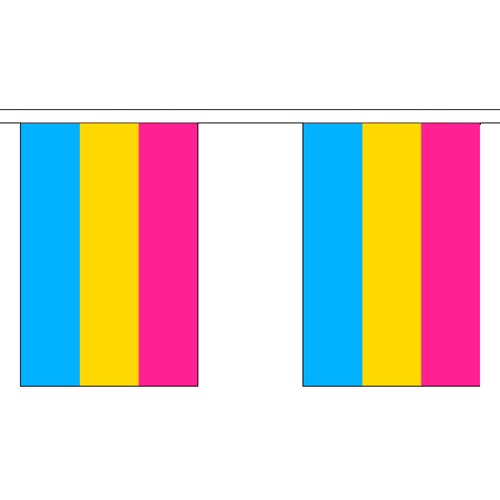 PANSEXUAL PRIDE BUNTING - 30 FLAGS
