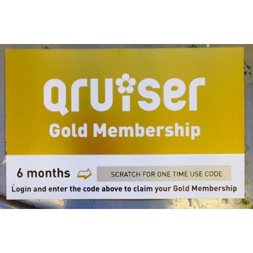 Qruiser Kultajäsenyys 6 kuukautta