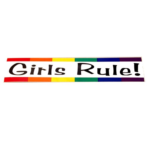 Stickerstrip "Girls Rule"