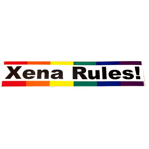 Bildekal "Xena Rules"