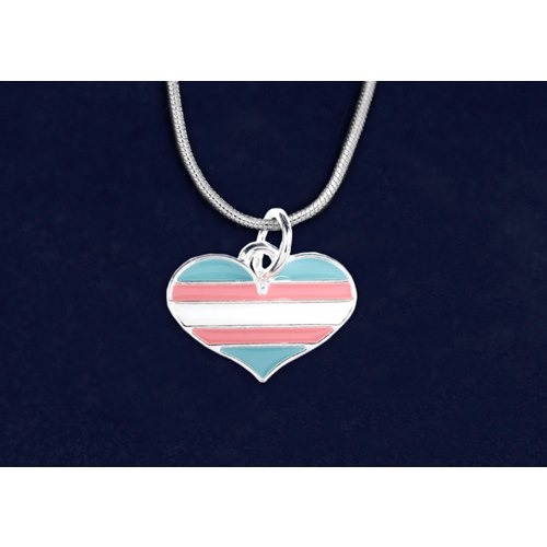 Halsband TransPride-hjärta
