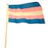 3 Transgender Pride-lippua kepin päässä