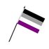 ASexual Flag On Stick
