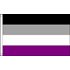 Asexuell - Stor flagga 150x240