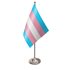 Pöytälippu Transgender Pride - Satiinia ja kromia