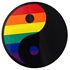 Rainbow Yin/Yang Sticker