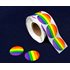 10 Circle Rainbow Stickers