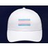TransPride baseball hat, white