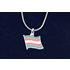 Trans Pride Flag Necklace