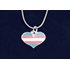 Trans Pride Heart Necklace