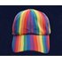 Gay Pride Rainbow Striped Baseball Hat