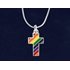 Necklace Rainbow Cross