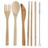 Natural Bamboo Cutlery 6 Piece Set