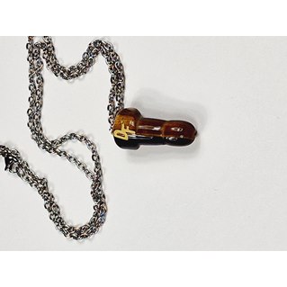 Crystal necklace, Tiger's eye