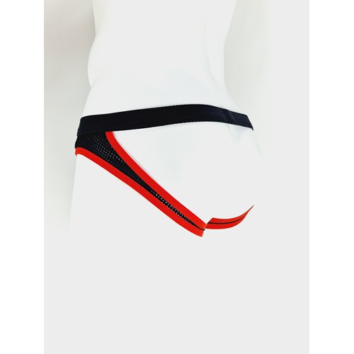 Jock straps, black/red