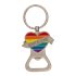 Bottle opener with Keychain, Love is Love