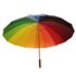 Golfparaply, regnbågsfärgat